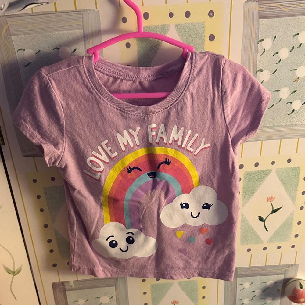 The Children's Place Purple 'Love My Family' T-Shirt